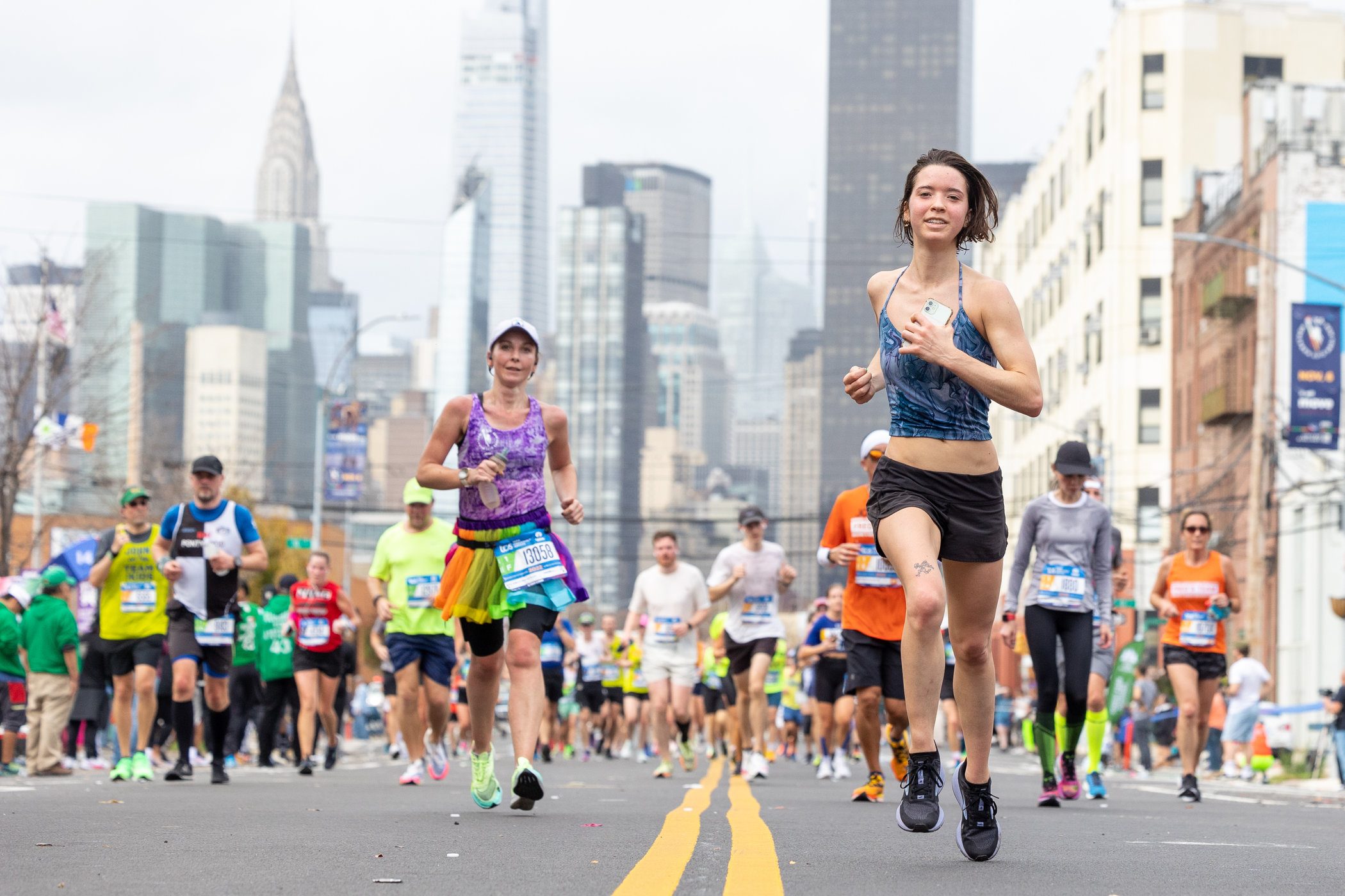 New YorkMarathon FrauenRennen beim MarathonSpektakel mit 50.000 im
